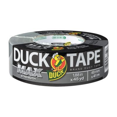 Duck Brand Max Strength Duct Tape - 1 Roll - Heavy Duty Hold - 1.88 Inch x