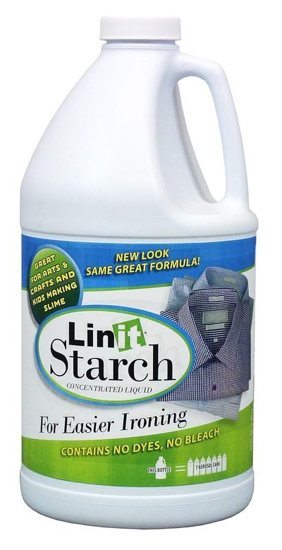 Linit Starch Crisp Classic Finish Liquid Starch for Ironing, 64 Oz.