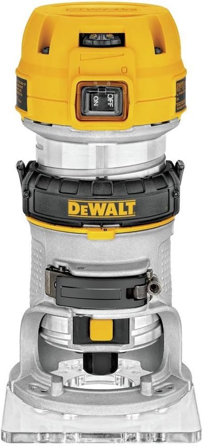 DEWALT Router, Fixed Base, 1-1/4 HP, 7.7-Amp, Variable Speed Trigger,