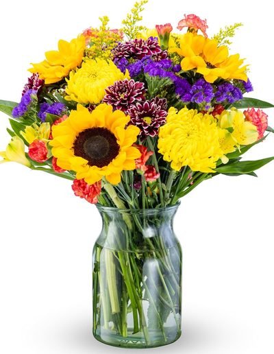 Benchmark Bouquets Flowering Fields Sunflower Bouquet - Birthday Flowers