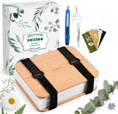 Professional Flower Press Kit 6 Layers 6.3 x 8.3 inch, Flower Pressing Kit