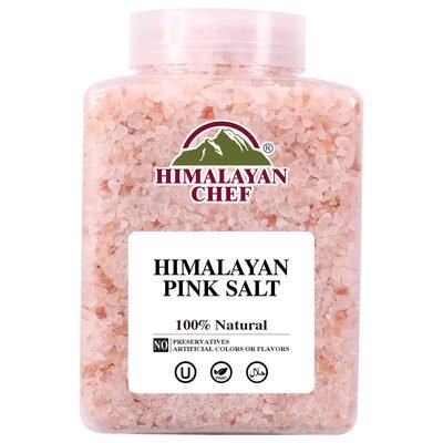 Himalayan Chef Pink Himalayan Salt Coarse Grain, 5 lbs Plastic Jar - Pure,