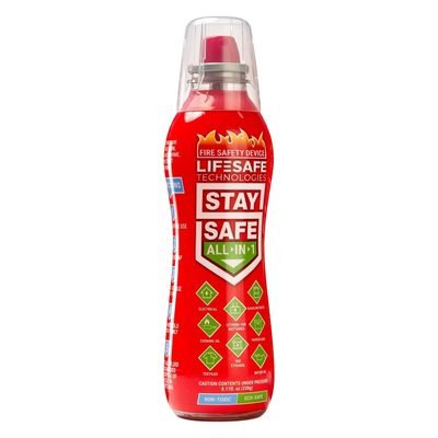 LifeSafe Technologies StaySafe All-in-1 Portable Fire Extinguisher,